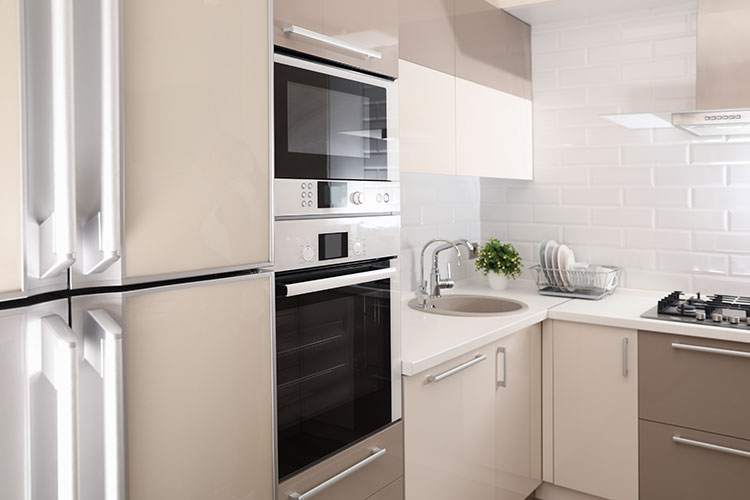 kitchen with built in oven