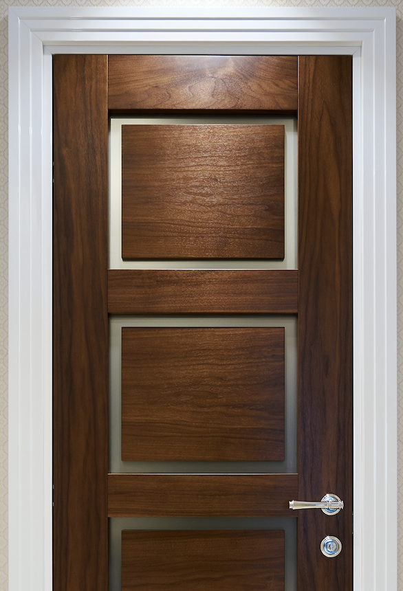 Door Architrave selected carefully to match the door.