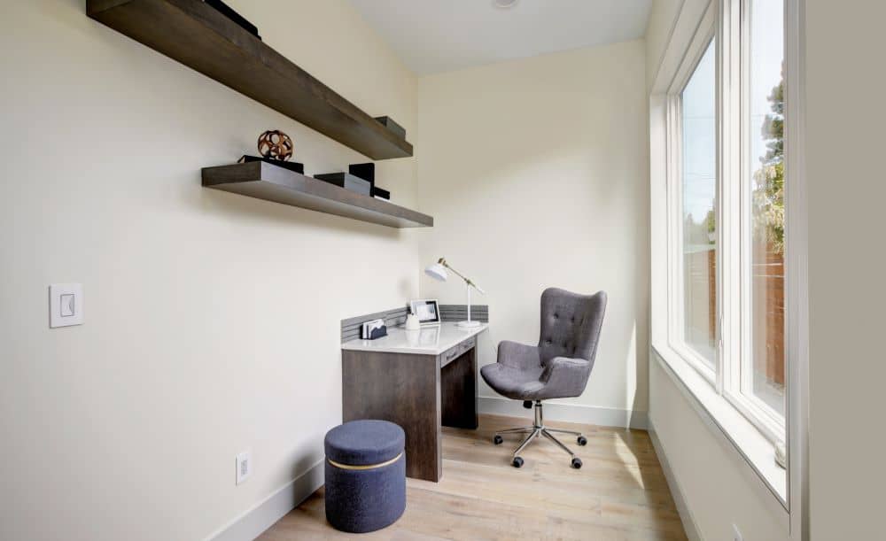 Dedicated spaces are created by remodelling unused corners or rooms.